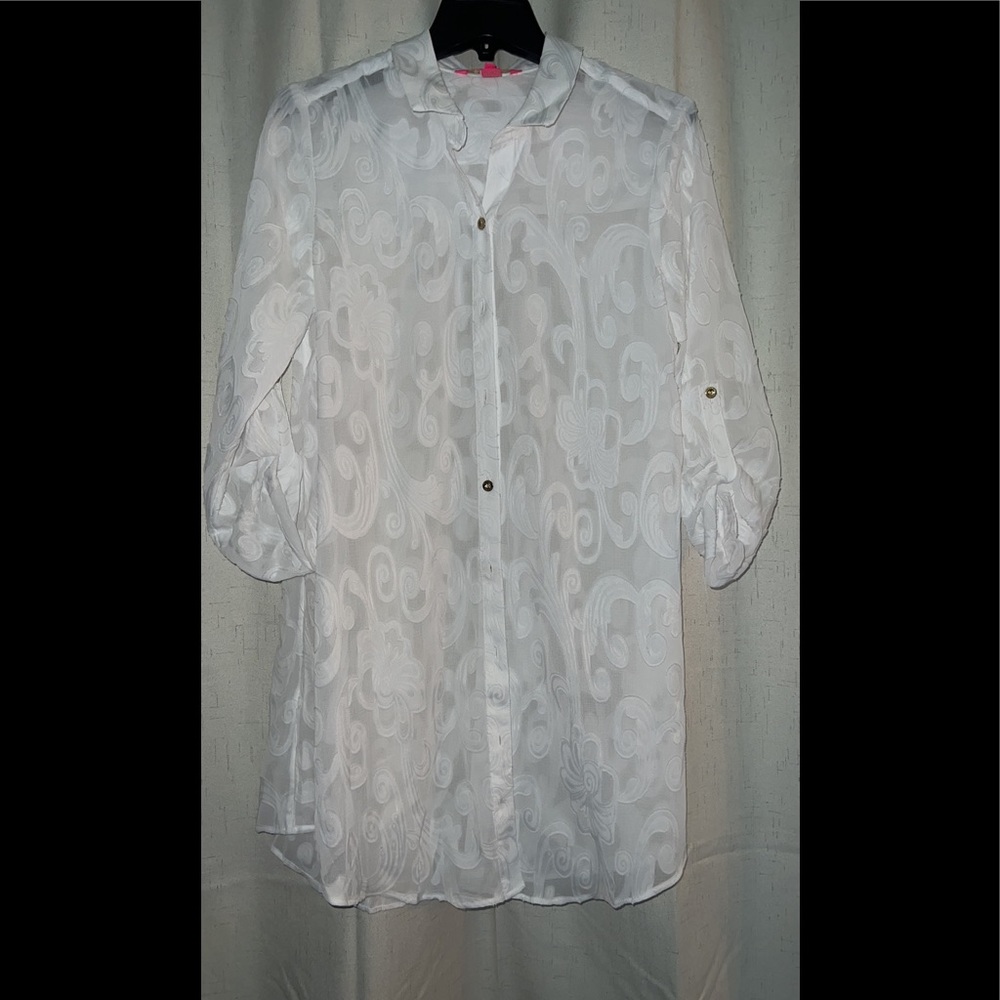 Lilly Pulitzer swim cover up shirt